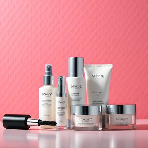 Fotografía de un producto de cosmética, mostrando el envase y la textura del producto con iluminación profesional.
